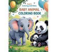 Inspire coloring and holes baby animal coloring books