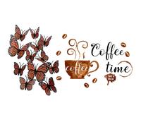Inspire Creativity con Adesivi 12PCS e for disegni for di Tazze da for caffè