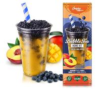 INSPIRE FOOD Kit Bubble Tea | Boba Mirtillo & Sciroppo Pesca