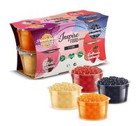 INSPIRE FOOD Set Perle Bubble Tea | 4x Popping Boba da 100g