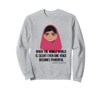 Inspire Malala Yousafzai Maglietta Felpa