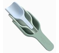 Inspire My Play - Set 3 Palette impilabili in Silicone - Accessori Ideali per Vassoio da Gioco sensoriale - Accessori per Vassoio con Bordo rialzato - Giochi educativi Montessori - Verde