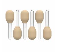 Inspire My Play Set 6 Pipette Bambini - Pipette contagocce per Bambini - Giochi e Accessori sensoriali per Gioco disordinato - Naturale