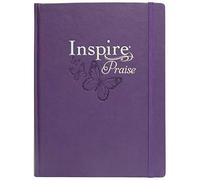 Inspire PRAISE Bible Large Print NLT, Filament Enabled (Hardcover LeatherLike, Purple)