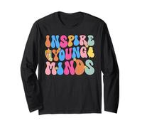 Inspire Young Minds Teacher Back To School Maglia a Manica