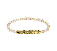 INSPIRED VOICES Braccialetti dell'amicizia, per migliore amica, braccialetti con perline, regali per sorelle e migliori regali per donne, 7 inches, Gemma, Cristallo