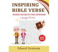 Inspiring Bible Verses Word Search for Seniors: Large Print Christian Brain Games Book