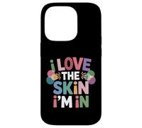 Inspiring I Love the Skin I'm In Teacher Awareness Donne Uomini Custodia per iPhone 14 Pro