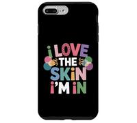 Inspiring I Love the Skin I'm In Teacher Awareness Donne Uomini Custodia per iPhone 7 Plus/8 Plus