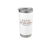 Inspiring Make Heaven Crowded Citazione Bicchiere termico in acciaio inox doppia parete