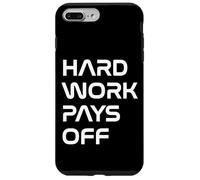 Inspiring Quote Hard Work Pays Off Hustler Motivation #HWPO Custodia per iPhone 7 Plus/8 Plus