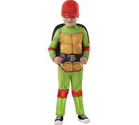 InSpirit Designs Costume classico da Raffaello delle Tartarughe Ninja | Licenza ufficiale | 2T-4T | Accessorio per costume | Costume di gruppo
