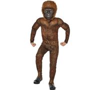 InSpirit Designs Godzilla vs Kong - Costume da King Kong per bambini, con licenza ufficiale, abbigliamento teatrale, L