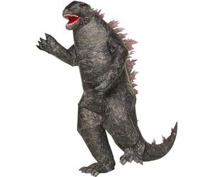 InSpirit Designs Godzilla vs Kong - Costume gonfiabile da Godzilla per adulti, con licenza ufficiale, costume teatrale