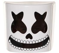InSpirit Designs Maschera da scheletro Marshmello per adulti, con licenza ufficiale, casco Marshmello, costume da DJ, maschera scheletrata