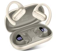 INSSISAIN AI Cuffie Traduzione,AI Cuffie Traduttore Simultaneo Vocale,Buletooth 5.4 & Auricolari di Traduzione in 164 Lingue,IPX7,Necessità di Connettersi a un'app Fissa,Ricarica in 10 minuti (beige)