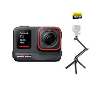 Insta360 Ace Pack Creativo -Action cam impermeabile Co-disegnata con Leica, sensore da 1/1.3" e riduzione del rumore per una qualità d'immagine imbattibile, 4K120fps, schermo orientabile da 2,4"