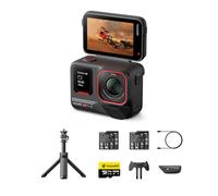 Insta360 Ace Pro 2 Pack Essenziale - Action Cam Impermeabile in 8K co-ingegnerizzata con Leica, sensore 1/1.3", doppio chip IA, superba in bassa luce, audio superiore.