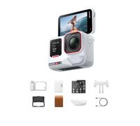 Insta360 Ace Pro 2 Pack Istantanee Edizione limitata Bianco artico - Cam impermeabile 8K con Leica, sensore 1/1,3", prestazioni in scarsa luce, kit impugnatura Xplorer Pro per fotografia di strada