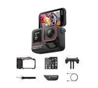 Insta360 Ace Pro 2 Xplorer Bundle Grigio -8K Action Camera impermeabile co-progettata con Leica, sensore da 1/1,3", doppio chip AI, luce bassa, audio superiore per fotografia di strada e viaggi urbani