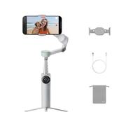 Insta360 Flow 2 Pro grigio - Innovativo Gimbal IA per smartphone, con Apple DockKit, rivoluzionaria modalità Tracciamento infinito, treppiede/selfie stick integrati, perfetto per vlog/viaggi