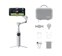 Insta360 Flow 2 Pro stabilizzatore gimbal per iPhone e Android, gimbal IA per smartphone, stabilizzatore per viaggi e vlog, stabilizzatore per video, YouTube, TikTok - Pack Creator Ultimate grigio