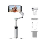 Insta360 Flow 2 Pro Tracker IA Pack - Gimbal Compatibile con iPhone/Android, Tracciamento +200 app con DockKit, Treppiede/Selfie Stick integrato, Grigio