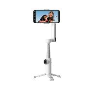 Insta360 Flow - Stabilizzatore per smartphone potenziato dall'IA, dotato di tracciamento, stabilizzazione a 3 assi, selfie stick e treppiede incorporati, portatile e pieghevole, Bianco Artico