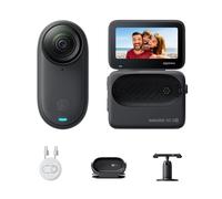 Insta360 GO 3S Nero Notte (128GB) - Cam 4K per vlogging, POV a mani libere, montaggio magnetico, stabilizzazione, 140 minuti di autonomia, impermeabilità fino a 10 m, editing IA
