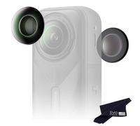 Insta360 Kit completo di lenti di ricambio X5 | con 2 lenti sostituibili ufficiali per Insta360 X5, più strumenti per sostituire e pulire l'obiettivo