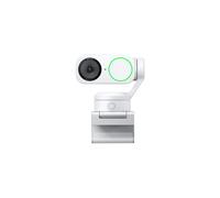Insta360 Link 2 Webcam 4K intelligente con stabilizzatore e tracciamento AI, bianco polare