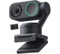 Insta360 Link 2- Webcam PTZ 4K con sensore da 1/2", tracciamento AI, controllo gesti, HDR, microfono con cancellazione del rumore, webcam per laptop, streaming live, giochi, videocamera funziona con
