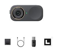 Insta360 Link 2C Pro, Webcam 4K PC/Mac, sensore 1/1, 3", microfoni direzionali canc. rumore, inquadratura autom., HDR, Twitch per stream o riunioni, supporta Stream Deck, Zoom