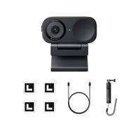 Insta360 Link2C Pack Treppiede 2.0 - Webcam 4K per PC/Mac, Sensore da 1/2", Auto inquadratura, HDR, Mic di cancellazione del rumore IA, Controllo gestuale per lo streaming, Videochiamate, Gaming