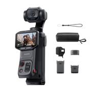 Insta360 Luna Pro Pack Endurance, Videocamera per vlog 8K, obiettivo Leica | Videocamera gimbal tascabile, sensore 8K 1″, touchscreen OLED rimovibile 2″, profili colore Leica, 4 ore di autonomia