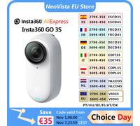 Insta360 GO 3S Action Camera (128GB, Midnight Black)