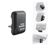 Insta360 SSD portatile Quick Reader 512 GB - Chiavetta USB-C esterna Ace Pro 2, X5, X4 Air, iPhone, Android e computer, sviluppata in collaborazione con Lexar per i creatori di contenuti