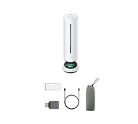 Insta360 Wave AI - Vivavoce per conferenze con array a 8 microfoni, cancellazione del rumore, registrazione vocale, trascrizione AI e per zoom, team e Google Meet, colore: bianco artico