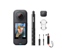 Insta360 X4 Air Pack Subacqueo Invisibile Nero grafite- Videocamera 8K 360 impermeabile 60m e leggera 165g, selfie stick invisibile, lenti sostituibili, prima registri poi inquadri, stabilizzazione.