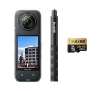 Insta360 X4 Pack Cantiere Selfie Stick - Videocamera 360° per cantieri, Video HDR 360° 8K30fps, Foto 72MP, Timelapse 11K, Supporta DroneDeploy, OpenSpace, Cupix, Oculo, WhiteHelmet