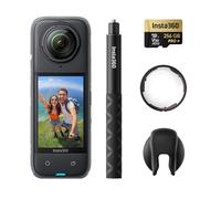Insta360 X4 Pack Protezioni Lenti Premium - Action Cam 360° 8K Impermeabile, Video Grandangolari in 4K, Effetto selfie stick invisibile. Protezioni Lenti Rimovibili