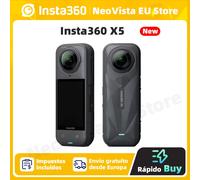 Insta360 X5 Action Camera 2025 Nuove lenti sostituibili 8K 30fps Triple chip AI Luce bassa superiore 185 minuti Run Life Insta 360 X5 X5 Essentials Combo