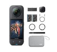 Insta360 X5 - Action Cam Impermeabile 360° in 8K, Superba in Bassa Luce, Selfie Stick Invisibile, Obiettivi Sostituibili, Autonomia 3 ore, Cover Antivento, Stabilizzazione
