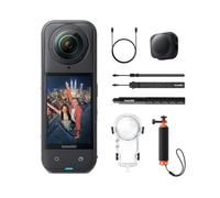 Insta360 X5 Pack Immersioni - Action Cam Impermeabile 360° in 8K, Selfie Stick Invisibile, Superba in Bassa Luce, Autonomia 3 ore, Audio Nitido, Stabilizzazione, Editing IA, Colori Vividi