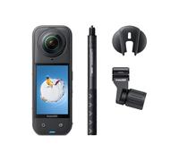 Insta360 X5 Pack Sci - Camera Impermeabile 8K 360º, Selfie Stick Invisibile, Superba in Bassa Luce, Obiettivi Sostituibili, Batteria Autonomia 3 ore, Cover Antivento, Stabilizzazione