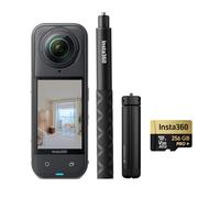 Insta360 X5 Pack Tour Virtuale - Foto HDR da 72MP, 1x Selfie Stick Invisibile + Treppiede, Batteria da 2400mAh.