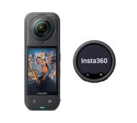 Insta360 X5 Standard Bundle + Mic Pro - Action Camera impermeabile 8K a 360° con microfono wireless Mic Pro, audio galleggiante a 32 bit e riduzione del rumore AI