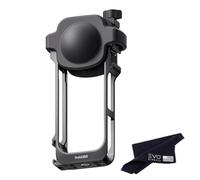 insta360 X5 Utility Frame, Multifunzione Utility Frame, Gabbia in Alluminio con Obiettivo in Silicone, Interfaccia Protettiva Cold Shoe con 1/4" Freddo Shoe Mount Dita Pieghevole