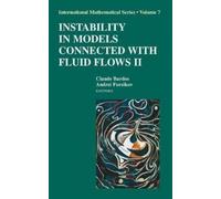 Instability in Models Connected with Fluid Flows II (Copertina rigida)