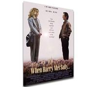 Instabuy Poster Locandina - When Harry Met Sally - Harry Ti presento Sally (1989) A3 42x30cm